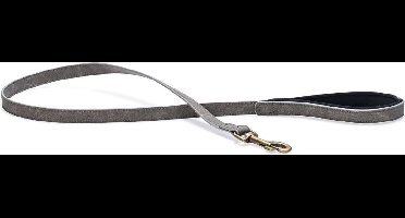 Beeztees Balacron Ax Hondenriem Kunstleer - Grijs - 100 cm x 20 mm