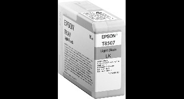 Epson T8507 - Inktcartridge / Licht Zwart - 80ML - UltraChrome HD Inkt