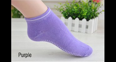 Anti-slip Sportsokken Fitness / Yoga / Pilates - Paars