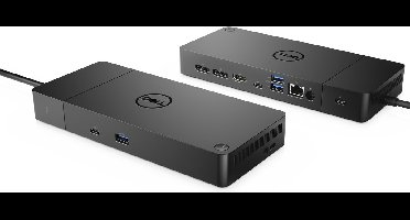 DELL WD19TBS-180W Bedraad USB 3.2 Gen 2 (3.1 Gen 2) Type-C Zwart