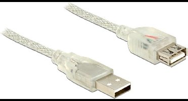 Delock USB 2.0 A Male naar USB 2.0 A Female - 2 m