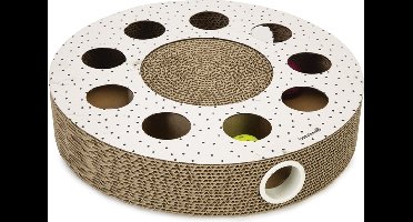 Beeztees Hide Krabspeelgoed Karton 35 x 35 x 7 cm