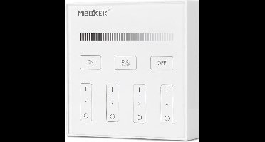 Mi-Light Mi-Boxer - (B1) - 4-Zone Single Color Paneelafstandsbediening - (Batterijen niet inbegrepen) - Wit