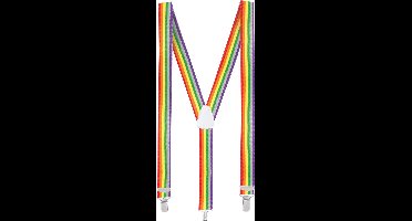 Boland - Bretels Rainbow Multi - Volwassenen - Unisex - Student - Pride