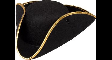 Boland - Hoed Admiraal Henry Zwart - 59 - Volwassenen - Mannen - Piraten