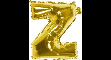 Boland - Folieballon 'Z' goud Z - Goud - Letterballon