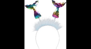 Boland - Diadeem Regenboogstaarten - Één maat - Volwassenen - Vrouwen - Fantasy