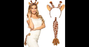 Boland - Set Giraffe - Volwassenen - Vrouwen - Giraffe - Dieren -Safari