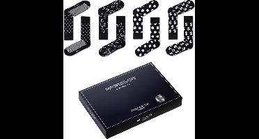 McGregor Sokken Heren | Maat 41-46 | Black&White Giftbox | Zwart Cadeau mannen/Sokken Giftbox