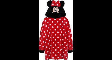 Disney Minnie Mouse - Meisjes Sweatshirt / badjas / hooded deken, Snuddie / 122-140