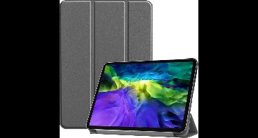 Tri-fold smart case hoes voor iPad Pro 11 (2020 / 2021) - grijs