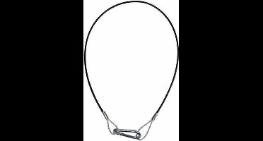 Showtec Showtec Safety met een zwarte PVC coating, 75 cm, max. 100 kg Home entertainment - Accessoires