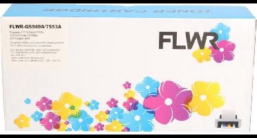 FLWR - Toner / 53A / Zwart - Geschikt voor HP