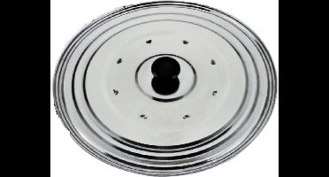 Metaltex RVS antispatdeksel Ø21-29cm