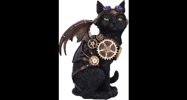 Nemesis Now Steampunk kat Feline Flight 22.7cm