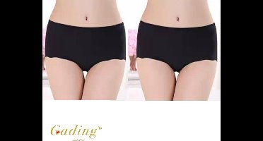 Gading® zomer ondergoed 2+1 PACK dames onderbroeken slip -zwart-S