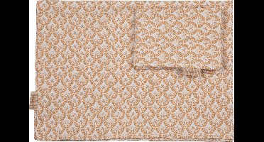 Pericles Donsovertrek 120x60 Cm/140x70 Cm Katoen Wit/bruin