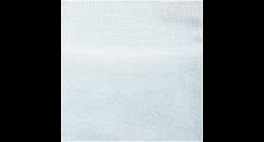 Rico baddoek met cappuchon met borduurrand 70x85 cm licht blauw