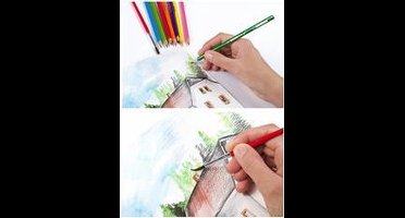 Kores aquarel kleurpotloden 'Akuarelle', driehoekig, set van 12