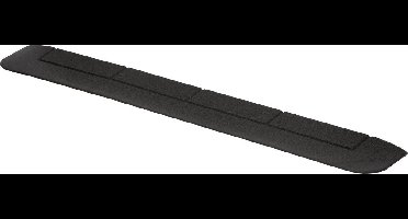 Deluxe Rubberen Drempelhulp 2,0 cm - Toepassingsgebied: Binnen, Buiten - Breedte: 90 cm - Hoogte: 2 cm - Diepte: 15 cm - Antislip - Oprijplaat - Drempelhelling - Oprijhelling