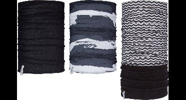 Avento Colsjaal Set Heren - Active - 3 St - Zwart/Antraciet/Wit