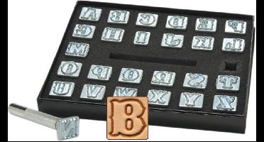 Tandy Leather Leerstempelset | Alfabet | 19 mm