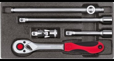 Gedore RED R22150008 5-delige Ratelset - 1/2"