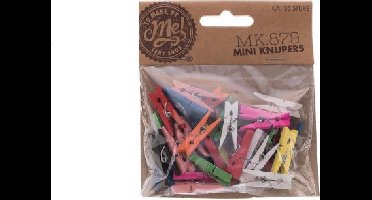 knijper mini kleur - mini knijpers - 105 stuks knijper