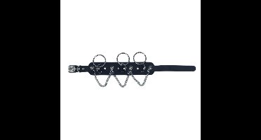 Power Escorts - Halsband Mannen & Vrouwen of Honden - Grote ringen - Kinky Halsband - 43cm