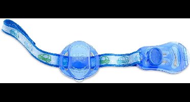 Chicco Fopspeenketting Met Houder Jongens 20 Cm Nylon Blauw