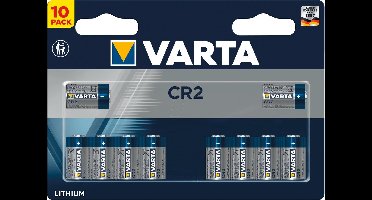 Varta LITHIUM Cylindr. CR2 Blli10 CR2 Fotobatterij Lithium 880 mAh 3 V 10 stuk(s)