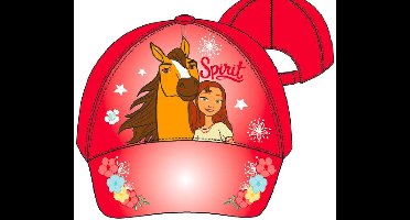Spirit Riding Free cap - pet - rood - Maat 52 cm