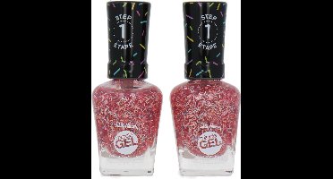 Sally Hansen Miracle Gel Nagellak - 161 Mixture Perfect (set van 2)