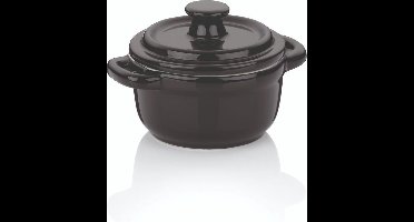 Mini braadpan Keramiek Zwart, 10 cm - Kela | Malin