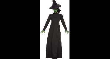 Smiffys - Wicked Witch Kostuum - XS - Zwart