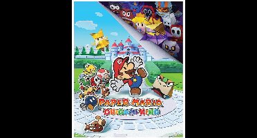 Pyramid Poster - Hole In The Wall Paper Mario The - 50 X 40 Cm - Multicolor