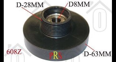 Bosch Spanrol Kunststof WT46E301, WTW84271, WT34V100 00600436