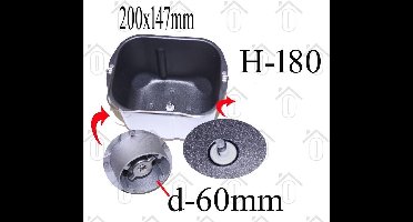 Moulinex Bakblik Van broodbakmachine OW3101, OW5501, PF5521 SS986062