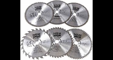 HBM 250 mm HM cirkelzaagblad met 80 tanden