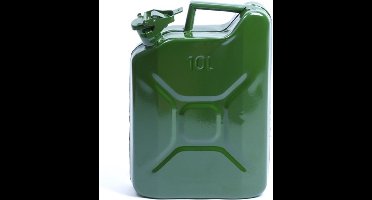 Jerrycan 10 liter (metaal)