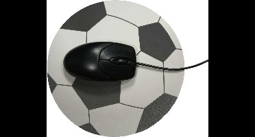 Voetbal Muismat | Computer antislip muis mat Ø 20 cm