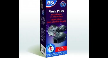 BSI - Flash Paste Pastalokaas - Muizengif - 2 lokaasdoosjes met 10 g lokaas