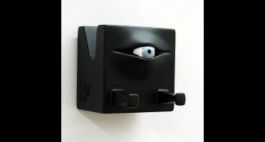 Antartidee - sleutelrekje - oog - zwart - Italiaans - Design - polystone