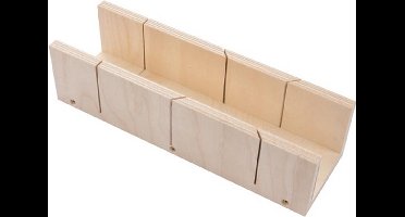 Toolland Verstekbak, precieze zaagsneden, ideaal voor professionals en doe-het-zelvers, 350 x 100 x 42 mm