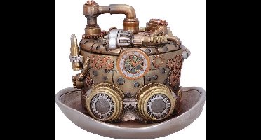 Nemesis Now Steampunk hoedenmaker opbergbox 14.5cm