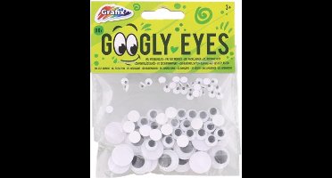 Zelfklevende wiebeloogjes | Googly eyes | Knutselen | Craft | Hobby | 80 Stuks