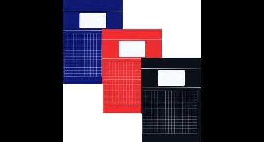 Basic Schriften Ruit 10 mm A4 - Assorti - 5 stuks