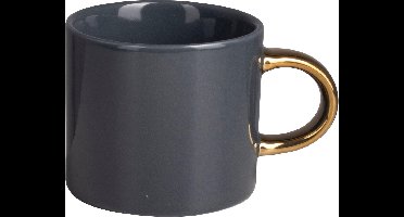 Gusta Mok Donker Blauw-Goud 230 ml