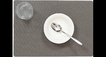 Placemats Uni antraciet