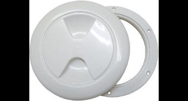 Ronde witte inspectiedeksels boot - wit - Gat diameter 138mm